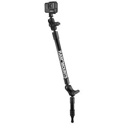 RAM MOUNT RAM 4 & 12 LNG ARM POST SPLINE W/ GOPRO v:8013885