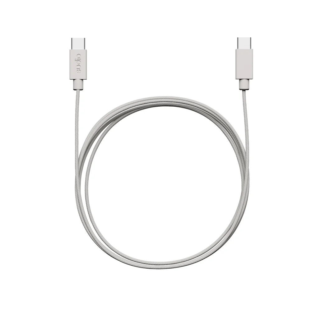 Sudio C1 Ladekabel USB-C til USB-C 1.8 m, Hvit Sudio C1 Ladekabel USB-C til USB-C 1.8 m, Hvit