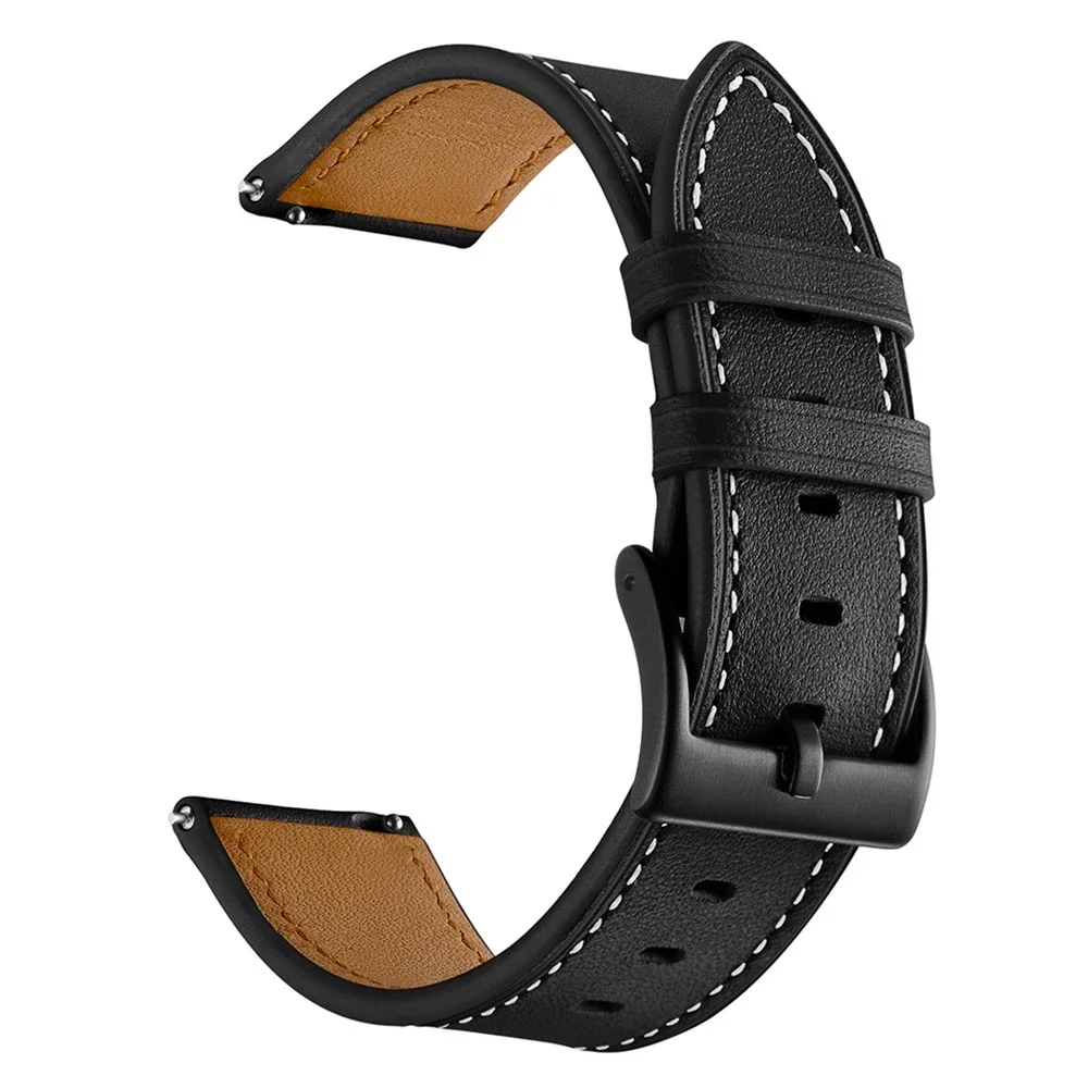 Garmin Approach S44 Reim i ekte skinn, Svart Garmin Approach S44 Reim i ekte skinn, Svart