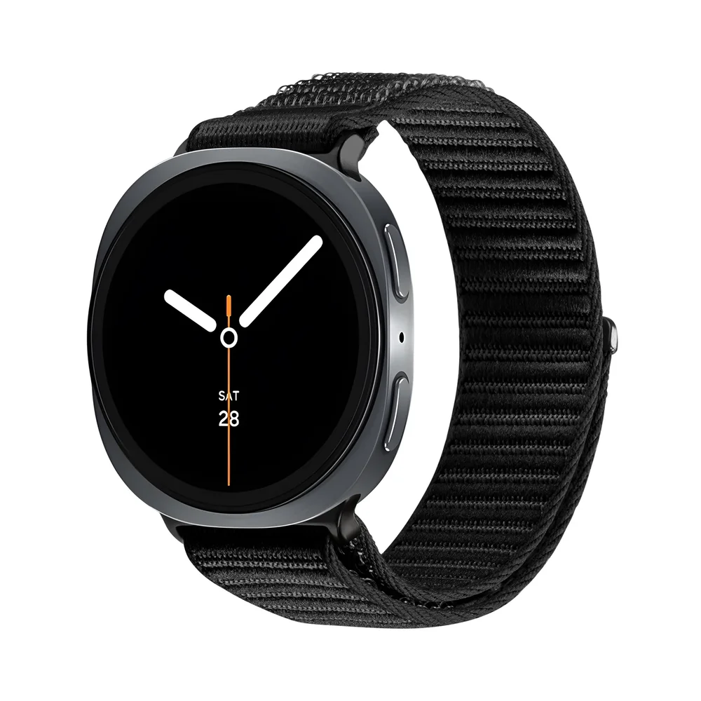 Dux Ducis Samsung Galaxy Watch 8 40mm Nylonreim, Svart Dux Ducis Samsung Galaxy Watch 8 40mm Nylonreim, Svart