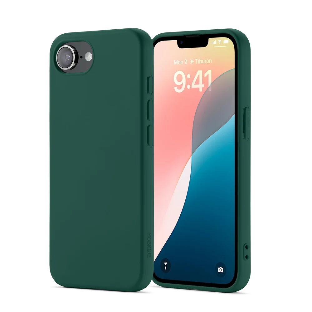Mobique iPhone 17e Deksel, Mørk grønn