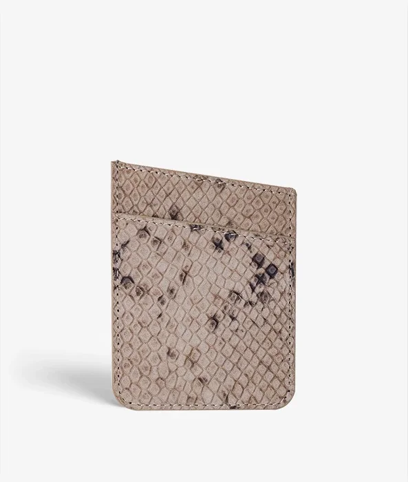 The Case Factory Kortholder, Soft Python Cashmere The Case Factory Kortholder, Soft Python Cashmere