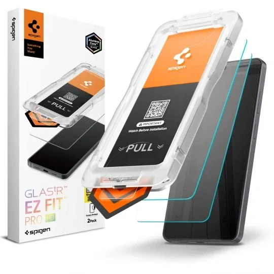 Spigen Samsung Galaxy S26 Ultra Skjermbeskytter med monteringsramme (2-pack) GLAS.tR EZ Fit