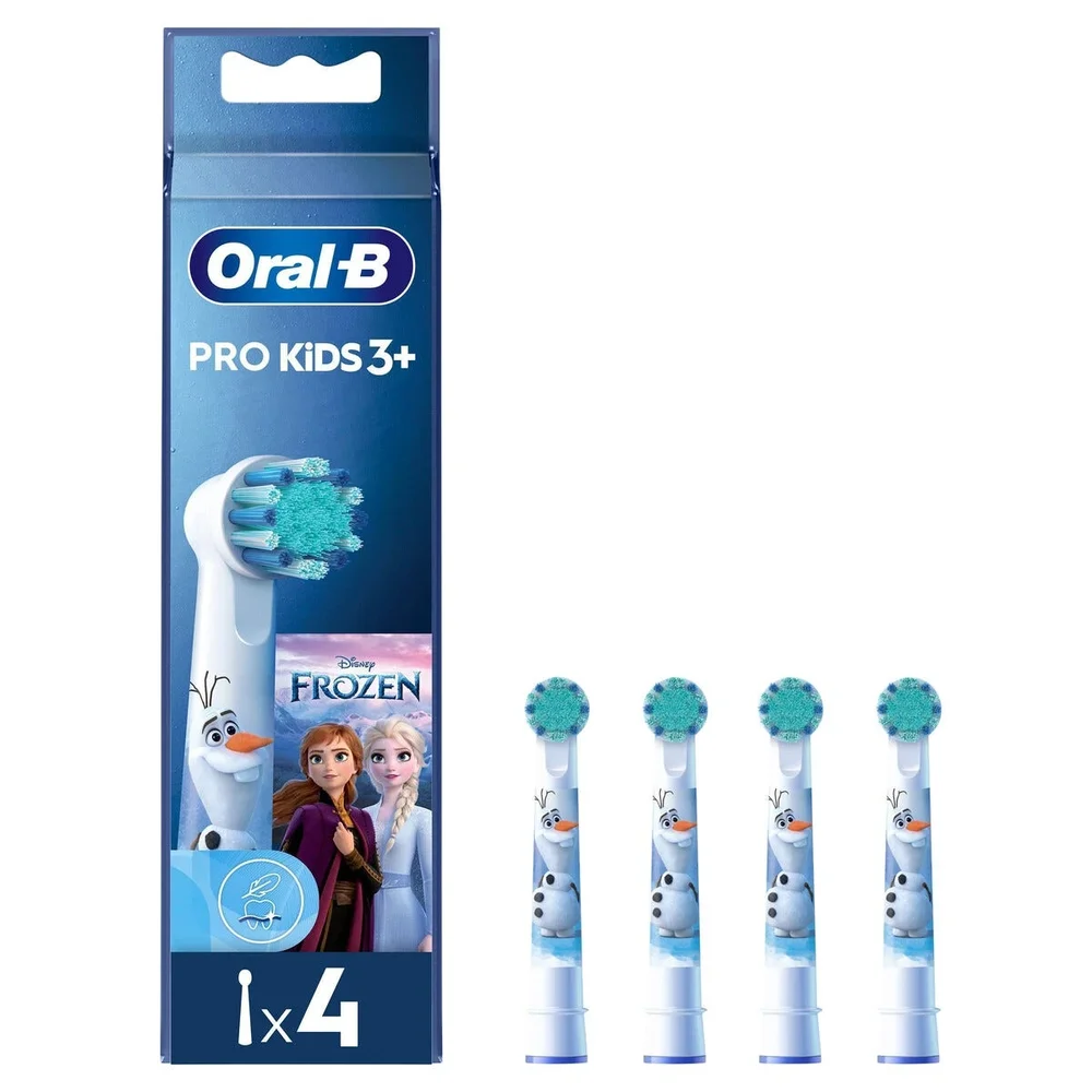 Oral-B Pro Kids 3+ børstehoder 4-pakning, Frozen Oral-B Pro Kids 3+ børstehoder 4-pakning, Frozen