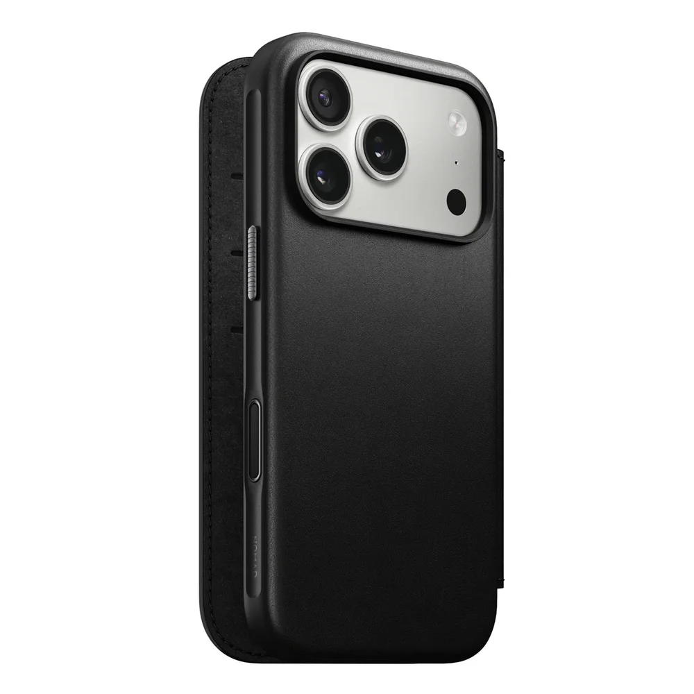 Nomad iPhone 18 Pro Max Etui MagSafe – Modern Leather Folio, Black Nomad iPhone 18 Pro Max Etui MagSafe – Modern Leather Folio, Black