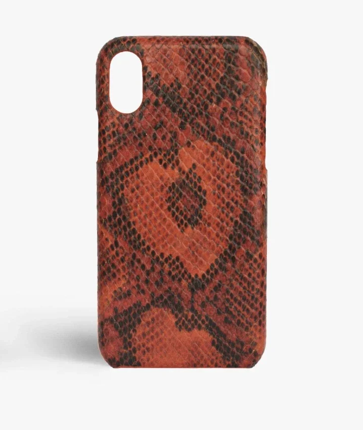 The Case Factory iPhone Xs Max Deksel Snake Lava