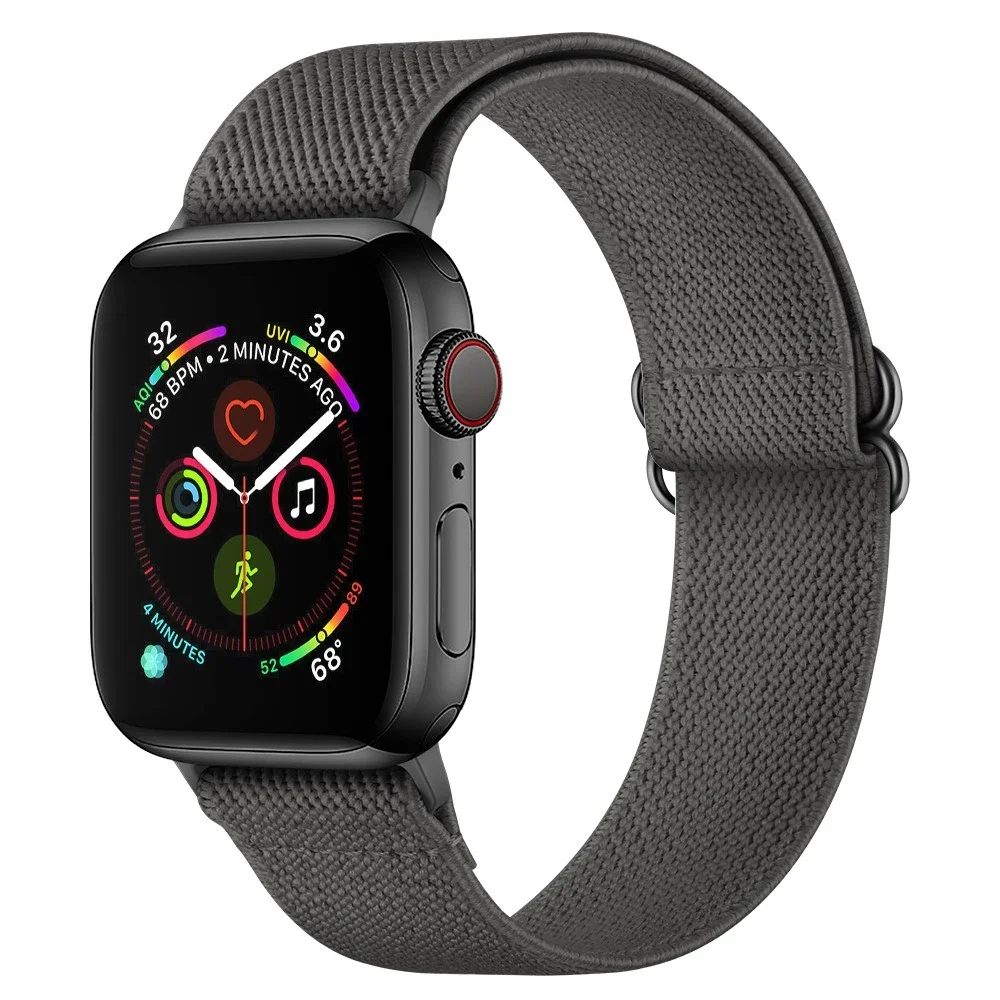 Apple Watch Series 8 41mm Elastisk reim, Grå