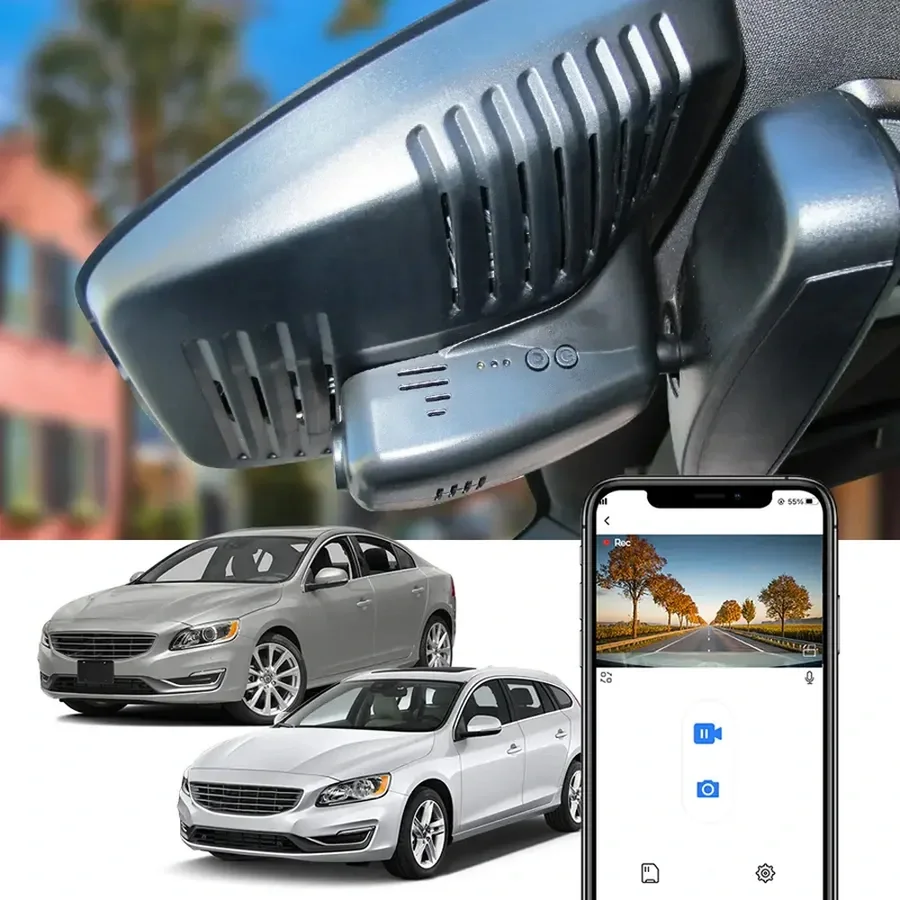 FITCAMX Integrert Plug & Play 4K Dashcam v:4968470
