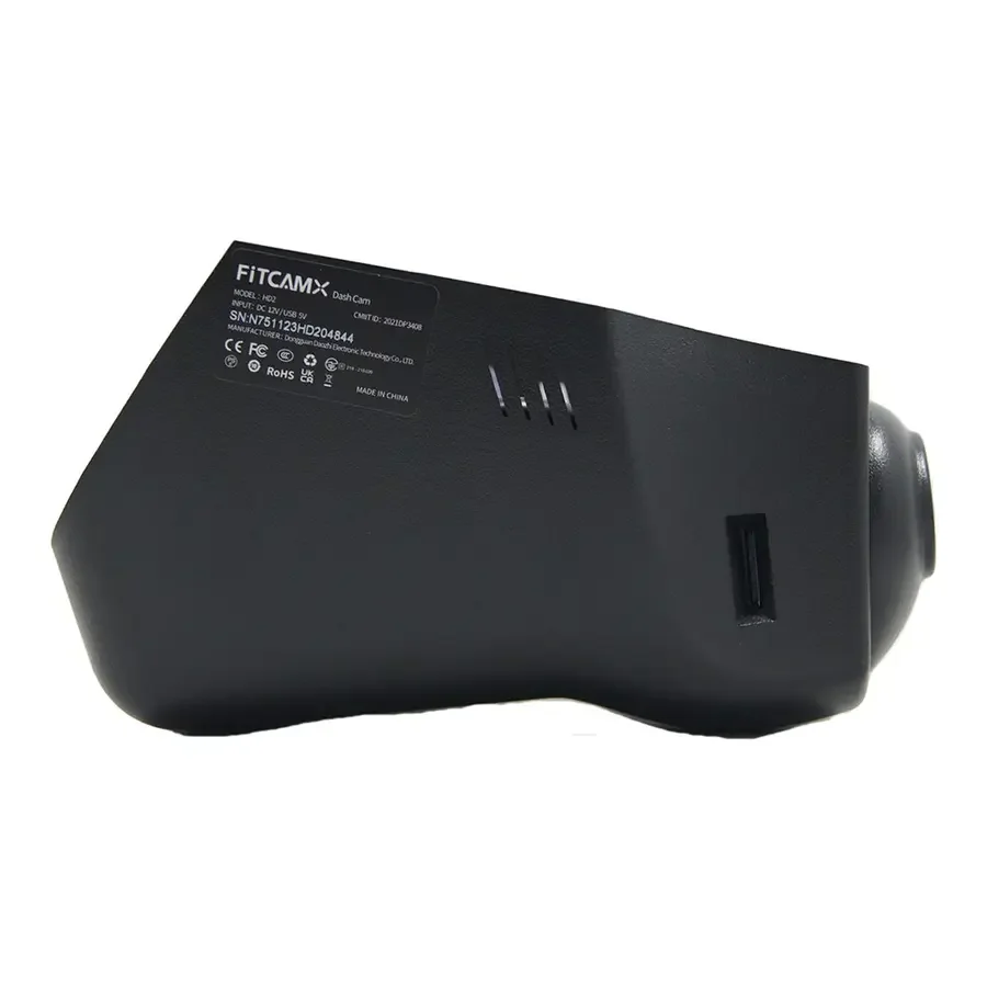 FITCAMX Integrert 4K Dashcam (foran+bak) v:9242339