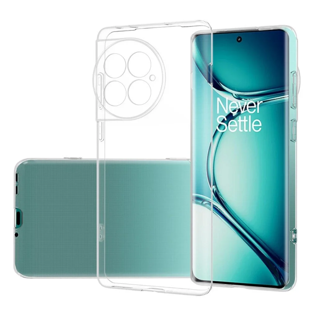 tectTech OnePlus 12 Tynt TPU-deksel, Gjennomsiktig tectTech OnePlus 12 Tynt TPU-deksel, Gjennomsiktig