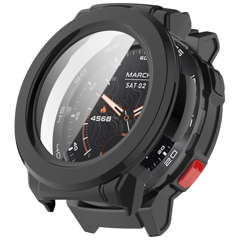 Mibro Watch GS Pro Heldekkende deksel med skjermbeskytter, Svart Mibro Watch GS Pro Heldekkende deksel med skjermbeskytter, Svart