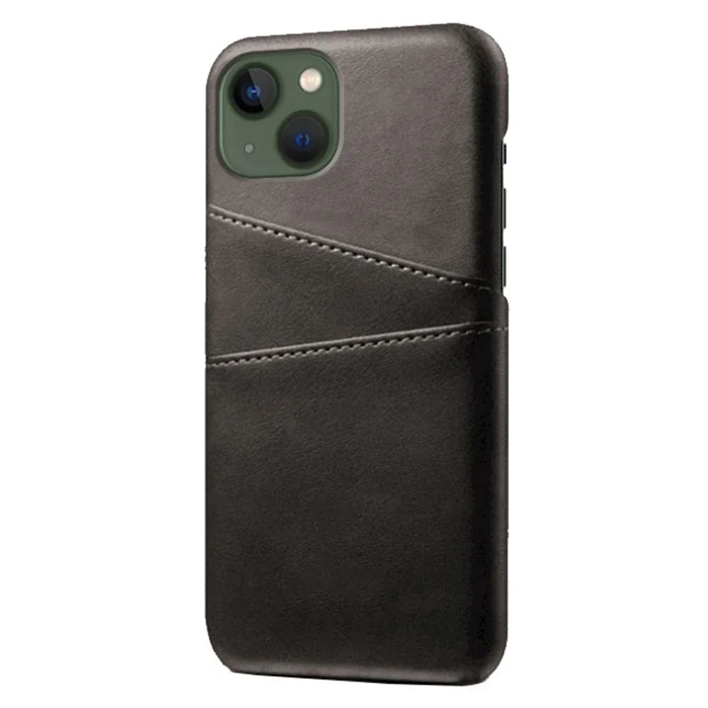 tectTech iPhone 13 Stilig deksel med 2 kortlommer, Svart tectTech iPhone 13 Stilig deksel med 2 kortlommer, Svart