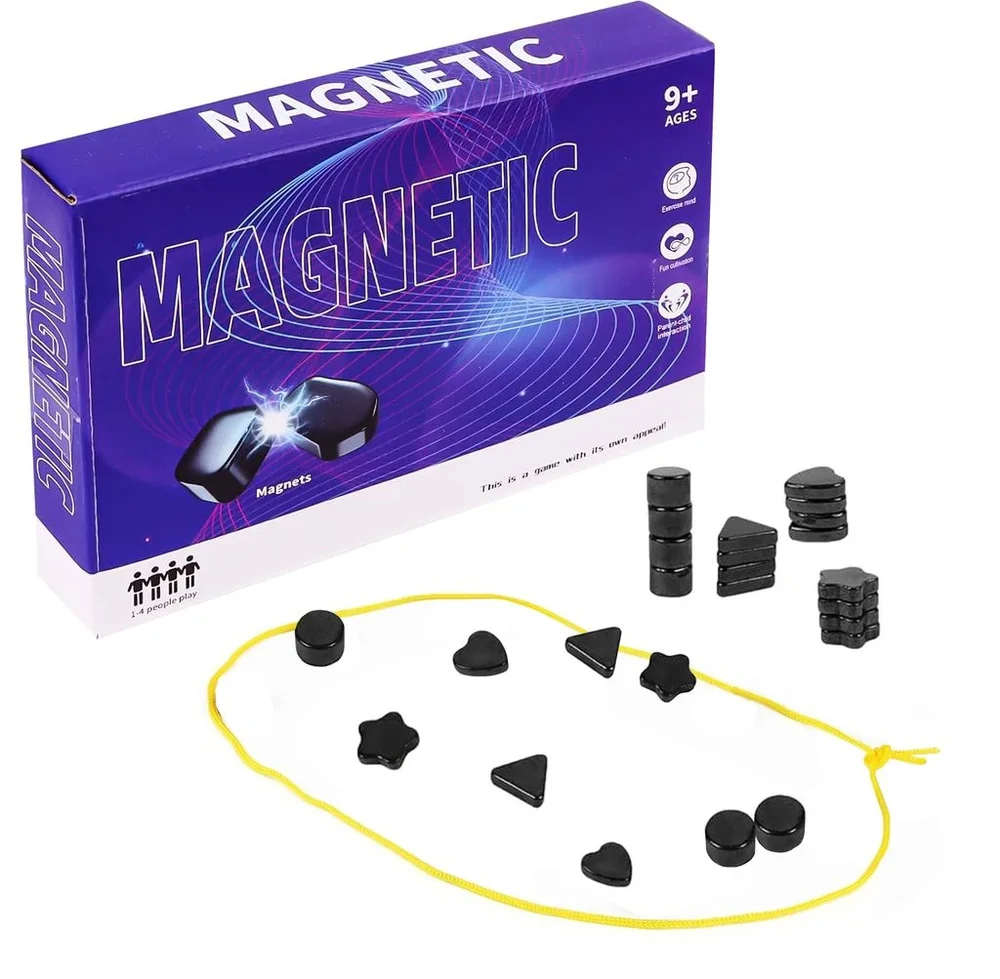 Magnetisk Strategispill med Puslespill