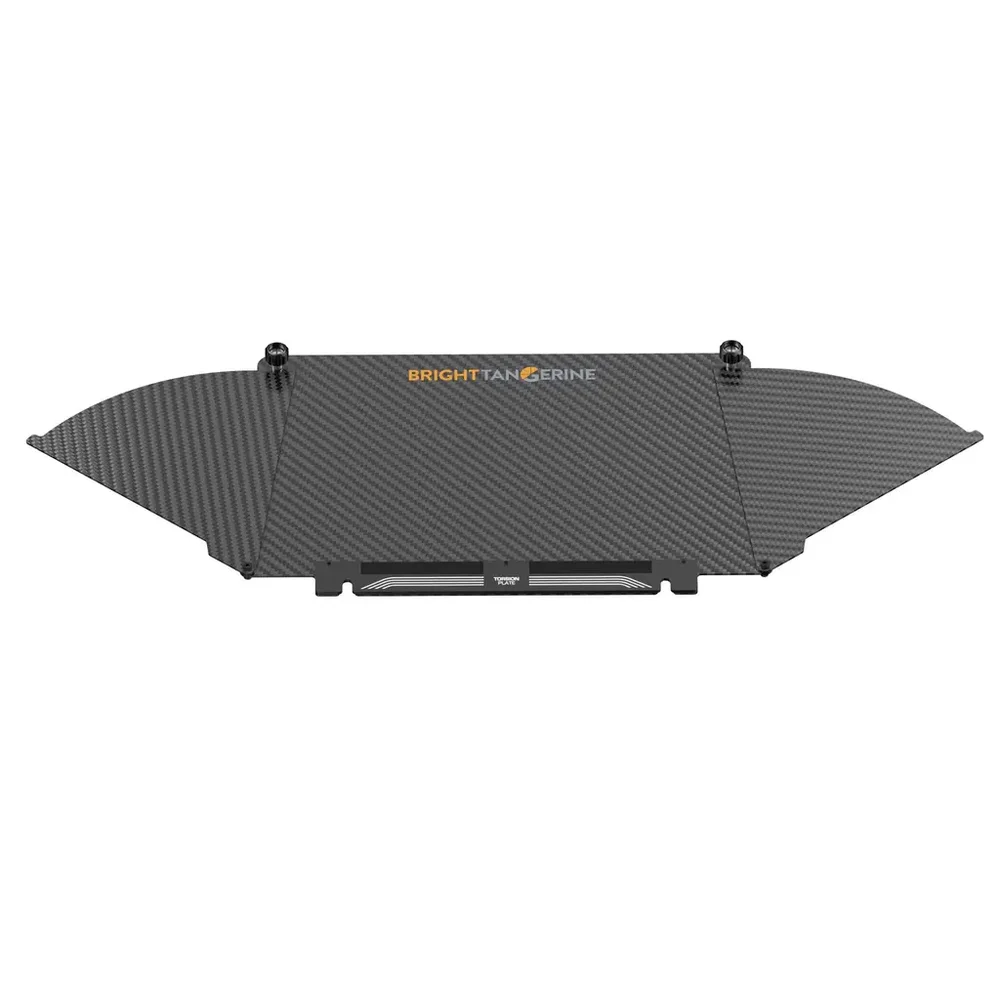 Bright Tangerine Carbon Fibre Top Flag v:4183338