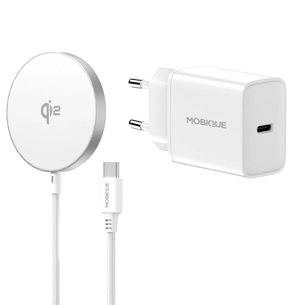Google Pixel 10 Pro Magnetisk Qi2 Lader og Veggadapter Google Pixel 10 Pro Magnetisk Qi2 Lader og Veggadapter