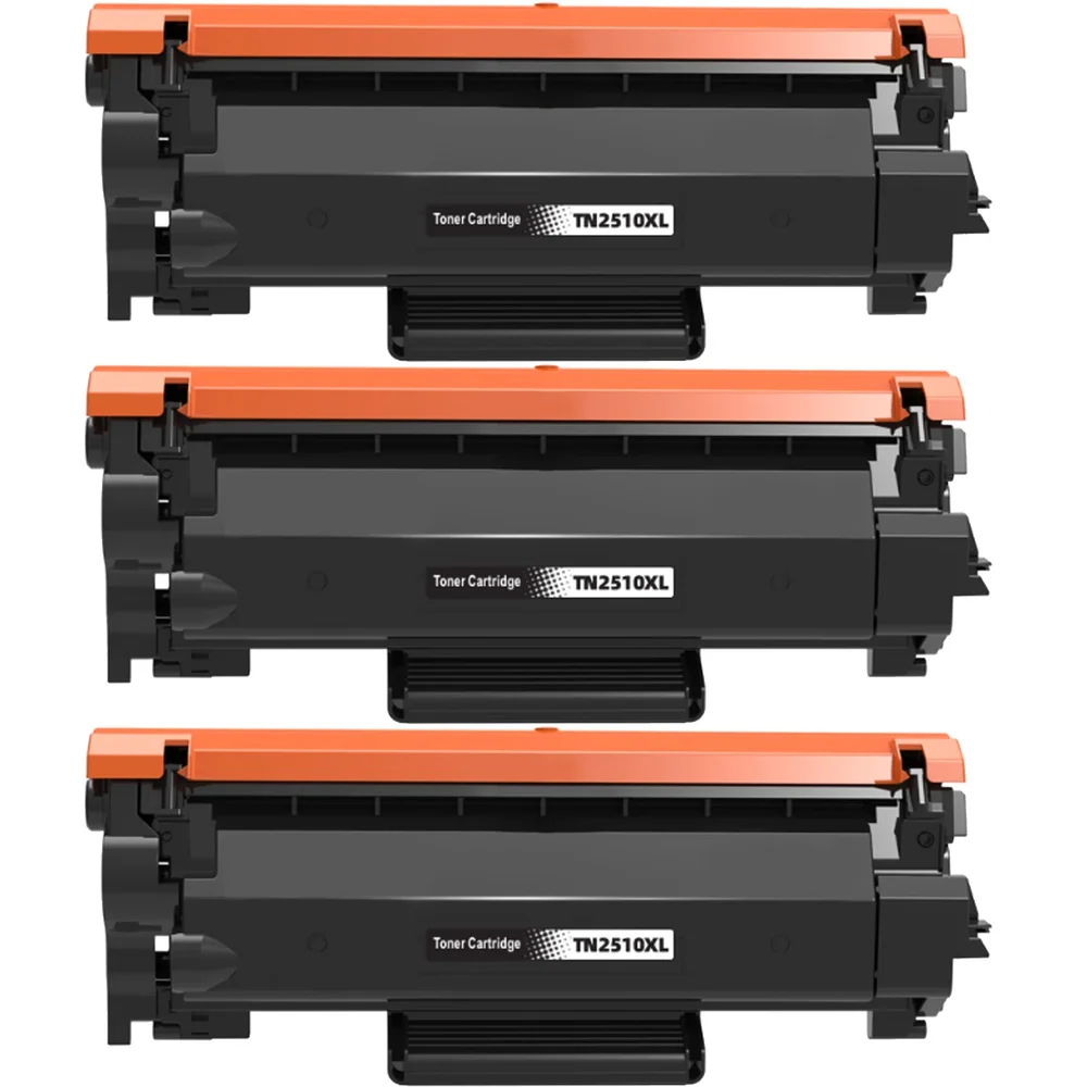 3-pack Toner Brother DCP-L2665DW – erstatter Brother TN-2510XL, Svart, 3000 sider 3-pack Toner Brother DCP-L2665DW – erstatter Brother TN-2510XL, Svart, 3000 sider