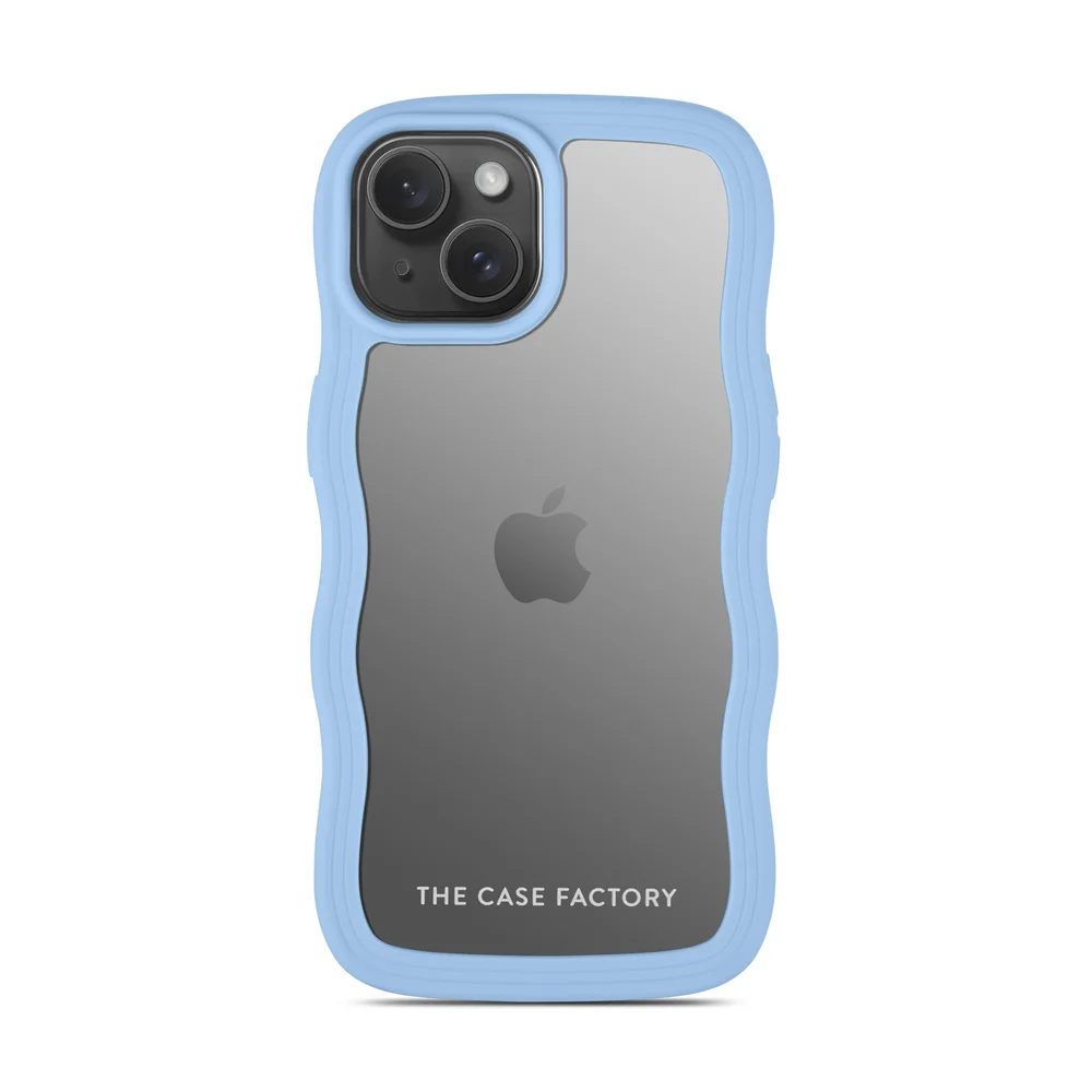 The Case Factory iPhone 13 The Wave Case, Blå