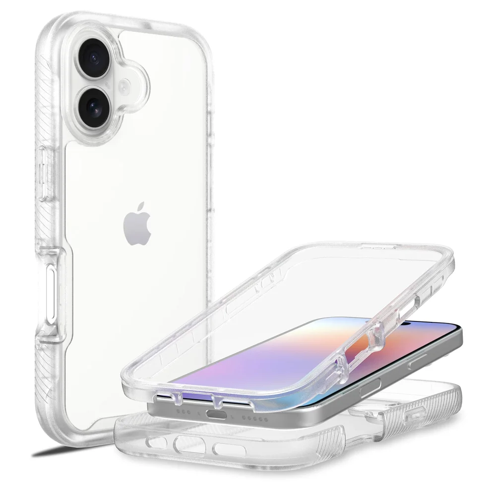 Mobique iPhone 17 Deksel Full Protection, Gjennomsiktig
