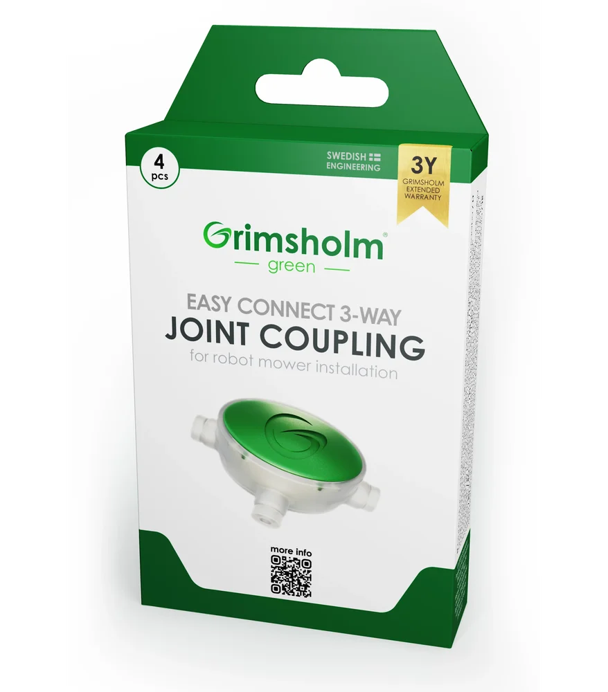 Grimsholm 3-veis skarvkopling for robotgressklipper-installasjon 4-pack Grimsholm 3-veis skarvkopling for robotgressklipper-installasjon 4-pack