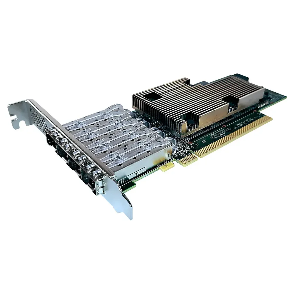 ATTO FastFrame N424 Quad 25GbE SmartNIC v:9733552 ATTO FastFrame N424 Quad 25GbE SmartNIC v:9733552
