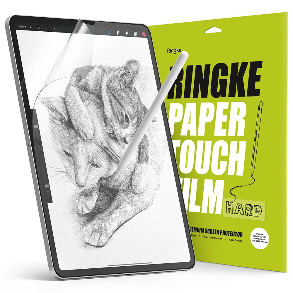 Ringke Apple iPad Air 10.9 5th Gen (2022) Hardt papiraktig skjermbeskytter (2-pack)