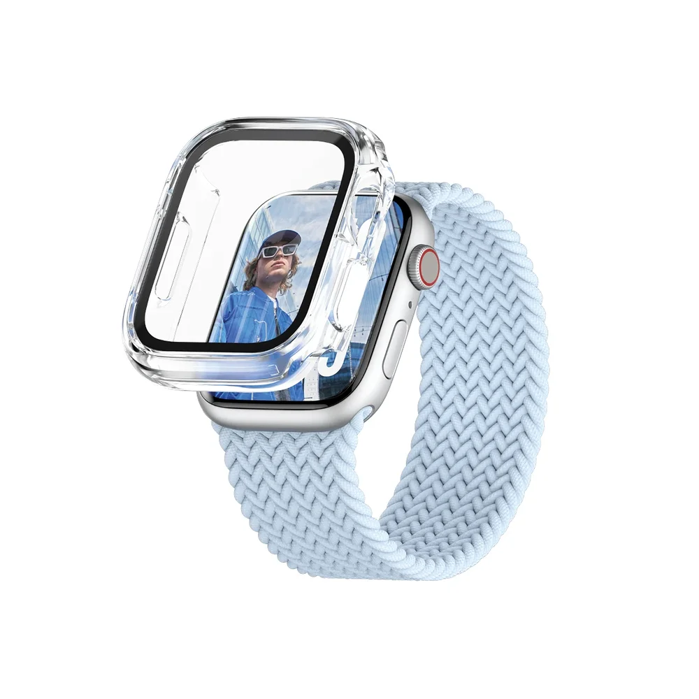 PanzerGlass Apple Watch Series 10 42mm Slankt heldekkende deksel med skjermbeskytter, gjennomsiktig PanzerGlass Apple Watch Series 10 42mm Slankt heldekkende deksel med skjermbeskytter, gjennomsiktig