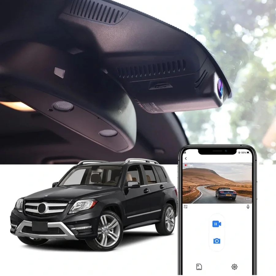 FITCAMX Integrert 4K Dashcam (front) v:2935782