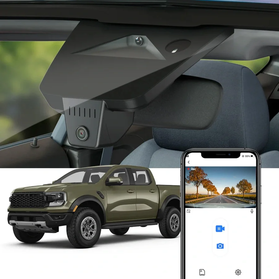 FITCAMX Integrert Plug & Play 4K Dashcam v:5601333